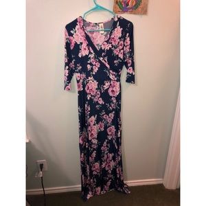 Long floral dress